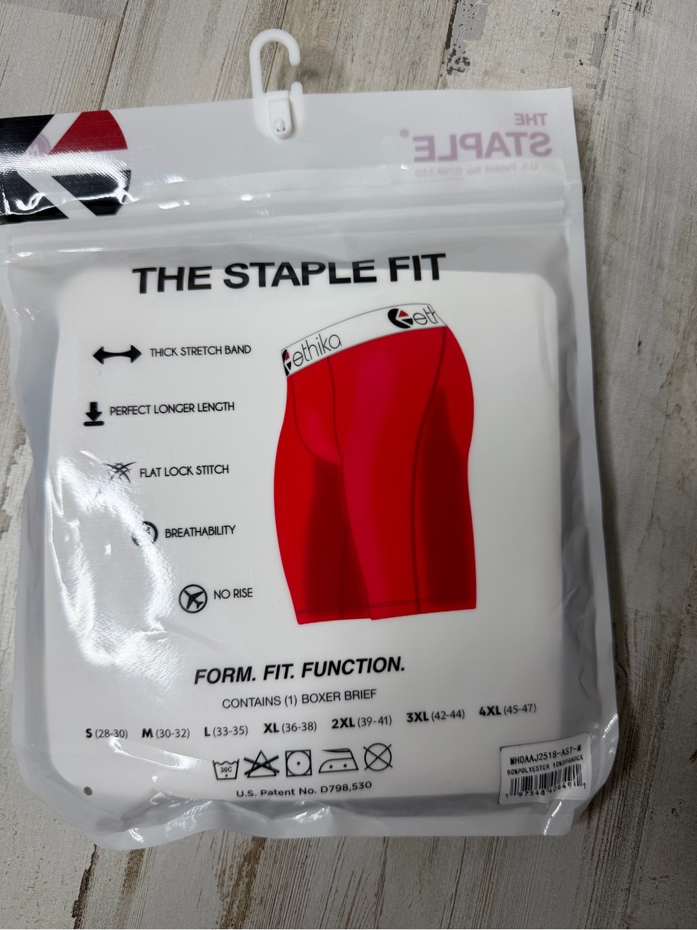 ethika Black  and Red Boxer Briefs - Picture 5 of 5